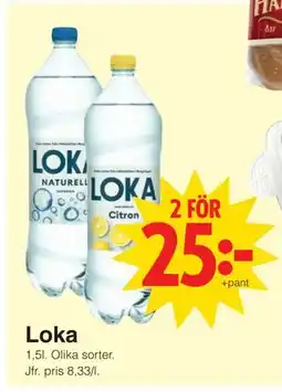 Matöppet Loka erbjuda