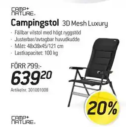 thansen Campingstol erbjuda