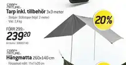 thansen Tarp inkl. tillbehör erbjuda