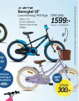 thansen Barncykel 18 erbjuda