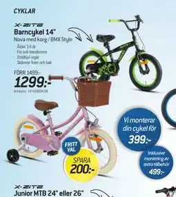 thansen Barncykel 14 erbjuda