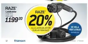 thansen Laddkablar erbjuda