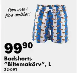Biltema Badshorts ”Biltemakörv”, L erbjuda