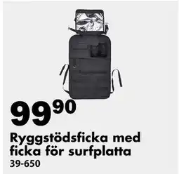 Biltema Ryggstödsficka med ficka för surfplatta erbjuda