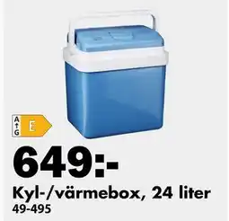 Biltema Kyl-/värmebox, 24 liter erbjuda