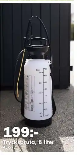 Biltema Tryckspruta, 8 liter erbjuda