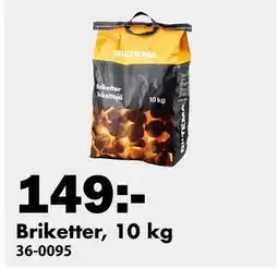 Biltema Briketter, 10 kg erbjuda