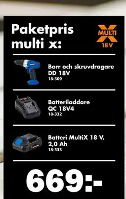 Biltema Paketpris multi x erbjuda
