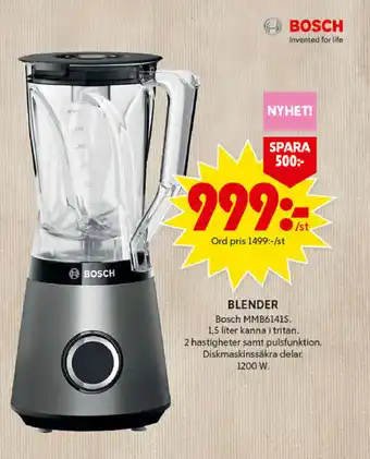 ICA Maxi Bosch MMB6141S Blender erbjuda