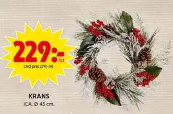 ICA Maxi ICA Krans Ø 45 cm erbjuda