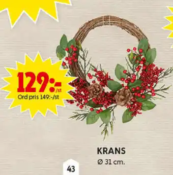Krans Ø 31 cm