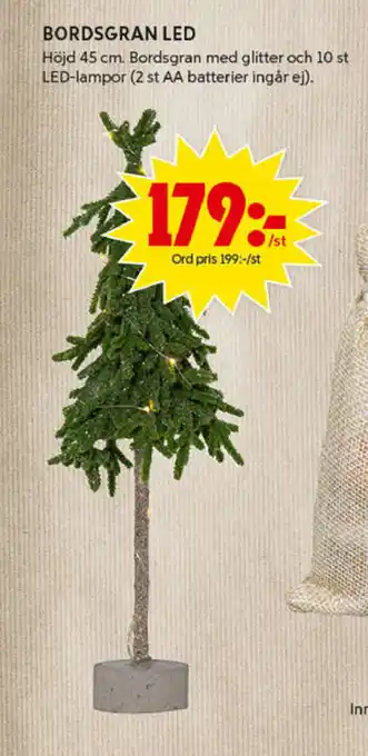 Bordsgran Led 45 cm
