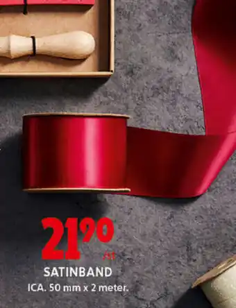 ICA Maxi ICA Satinband 50 mm x 2 meter erbjuda