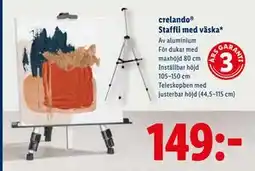 Lidl crelando Staffli med väska erbjuda