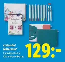 Lidl crelando Målaretui erbjuda