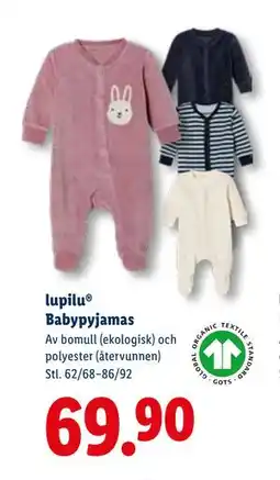 Lidl lupilu Babypyjamas erbjuda