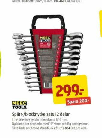 Jula Meec Tools Spärrnyckel erbjuda