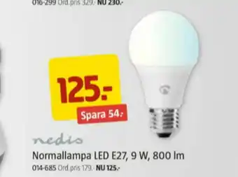 Jula Nedis LED Lampor erbjuda