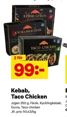 City Gross Kebab, Taco Chicken erbjuda