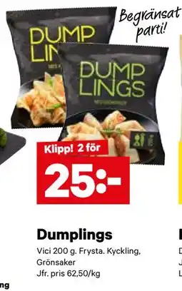 City Gross Dumplings erbjuda