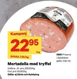 City Gross Mortadella med tryffel erbjuda