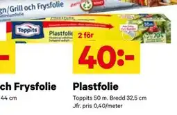 City Gross Plastfolie erbjuda