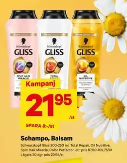 City Gross Schampo, Balsam erbjuda