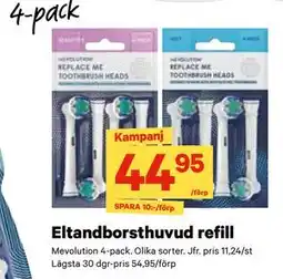 City Gross Eltandborsthuvud refill erbjuda