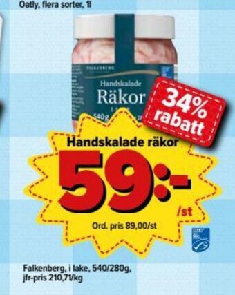 Handskalade räkor