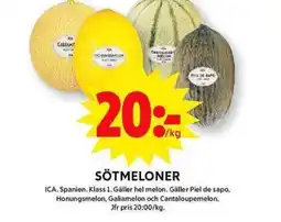 ICA Maxi ICA Sötmeloner erbjuda