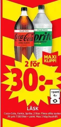 ICA Maxi Läsk erbjuda