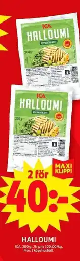 ICA Maxi ICA Halloumi erbjuda
