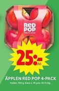 ICA Maxi Äpplen red pop 4-pack erbjuda