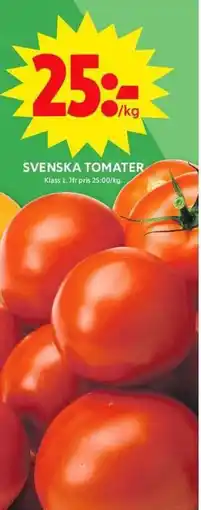ICA Maxi Svenska tomater erbjuda