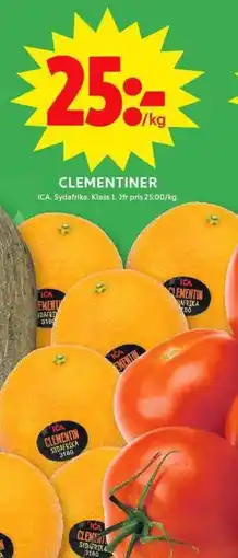 ICA Maxi ICA Clementiner erbjuda