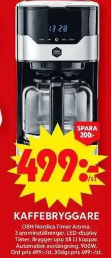 ICA Maxi Kaffebryggare erbjuda