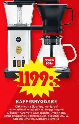 ICA Maxi Kaffebryggare erbjuda