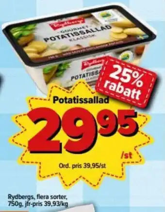 Östenssons Potatissallad 750g erbjuda