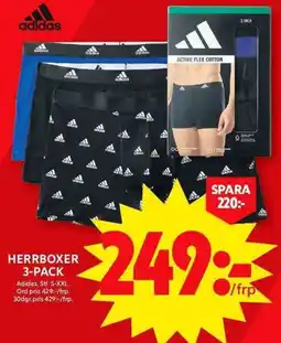 ICA Maxi ADIDAS Herrboxer 3-pack erbjuda