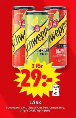 ICA Maxi SCHWEPPES Läsk erbjuda