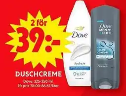 ICA Maxi DOVE Duschcreme erbjuda