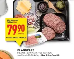Willys Blandfärs erbjuda