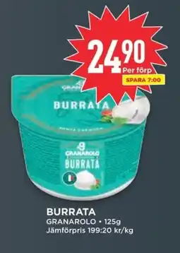 Willys GRANAROLO Burrata erbjuda
