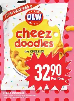 Willys OLW Cheez doodles erbjuda
