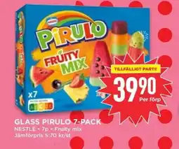 Willys NESTLÉ Glass pirulo 7-pack erbjuda