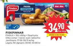 Willys FINDUS Fiskpinnar erbjuda