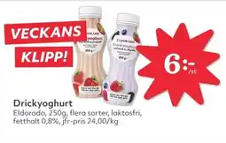 Hemköp ELDORADO Drickyoghurt erbjuda
