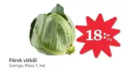 Hemköp Färsk vitkål erbjuda