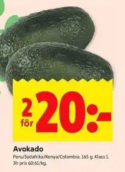 ICA Kvantum Avokado erbjuda