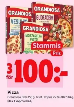 ICA Kvantum GRANDIOSA Pizza erbjuda